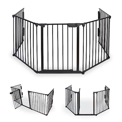 Afbeelding van FACILITYS Veiligheidshek voor kinderen, baby, dieren 3 meter, 5 panelen
