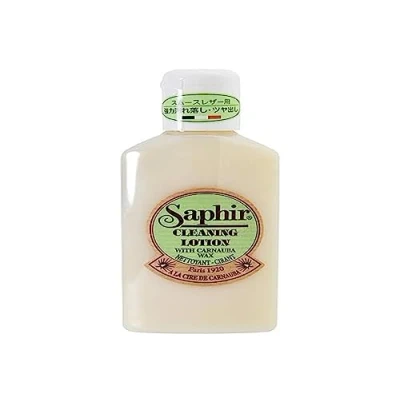 Afbeelding van Saphir Cleaning lotion Zachte reinigingsmelk voor glad leder met Carnauba wax 500 ml