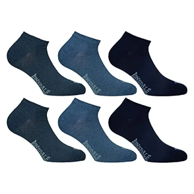 Afbeelding van Lonsdale Sneaker 6 paar enkelhoge sokken, uitstekende katoenkwaliteit, Bijpassend blauw