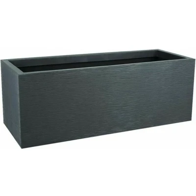Afbeelding van Bloempot EDA 79,5 x 29,5 cm Plastic Donker grijs