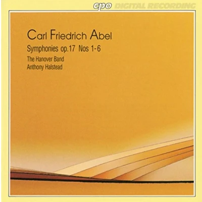 Afbeelding van Abel: Symphonies op 17 / Halstead, Hanover Band
