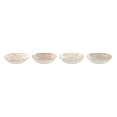 Afbeelding van Bordenset Home ESPRIT Bruin Beige Porselein 20 x 4 cm