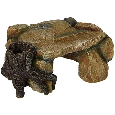 Image de Trixie 8847 Plateau rocheux avec tronc d&#039;arbre Aquarium Décoration 25 cm