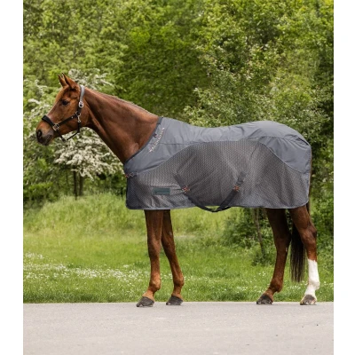 Image de Waldhausen Couverture Anti Mouches Comfort Dos Étanche Gris 115cm