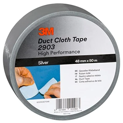 Afbeelding van 3M 2903D4850S Textieltape 2903 Zilver (l x b) 50 m 48 mm 1 stuk(s)