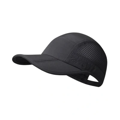 Afbeelding van GADIEMKENSD Folding Outdoor Hoed UPF 50+ Sun Protection Mesh Sport Hoed, Zwart, 55 62