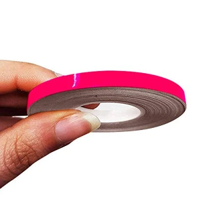 Afbeelding van 4R Quattroerre.it 10476 Trim Stripes plakstrips voor auto&#039;s, fluorescerend, 5 mm x 10 m