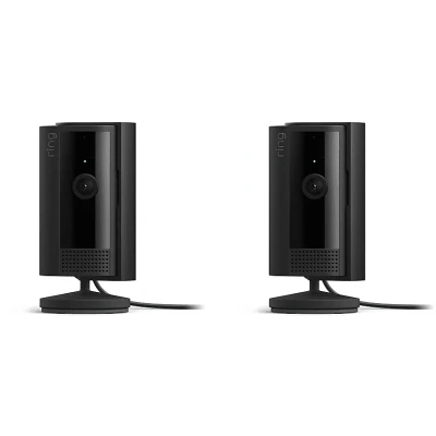 Image de Ring Caméra Smart Intérieure Indoor Cam (2nd Gen.) Noir 2 Pièces (b0bfk6xqtj)