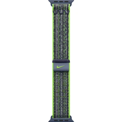 Afbeelding van Apple 41MM NIKE Sport LOOP Horloge accessoires, Maat: One Size, Green/blue
