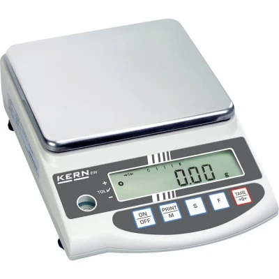 Afbeelding van Kern EW 2200 2NM Precisie weegschaal Weegbereik (max.) 2.2 kg Resolutie 0.01 g werkt op het lichtnet, een accu Zilver