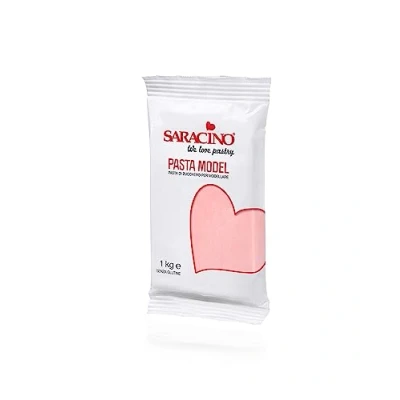 Afbeelding van Saracino Modelling Paste Roze 1kg