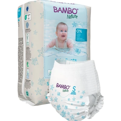 Afbeelding van Bambo Nature Zwemluierbroekjes Small 7 12 kg stuks