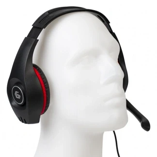 Afbeelding van Gaming headset Gembird 2 meter (Bedraad, Jack 3.5 mm, Microfoon, Rood/Zwart)
