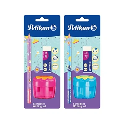 Afbeelding van Pelikan 807432 starterset met potlood, gum en puntenslijper