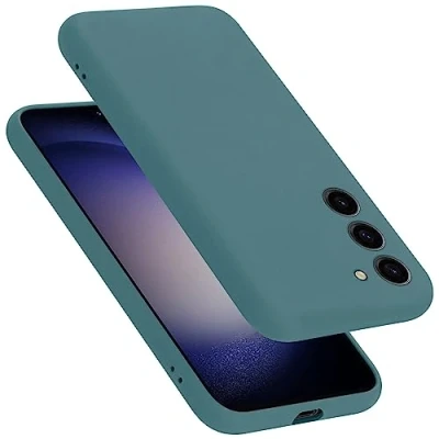 Afbeelding van Cadorabo Hoesje geschikt voor Samsung Galaxy S23 PLUS in LIQUID GROEN Beschermhoes gemaakt van flexibel TPU silicone Case Cover