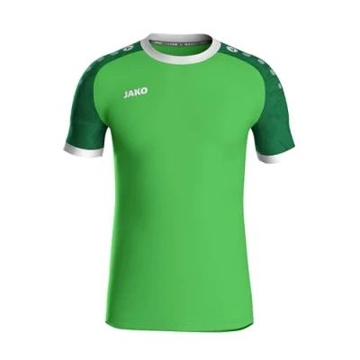 Afbeelding van Jako Iconic Shirt Korte Mouw Heren Zachtgroen / Sportgroen Maat: 3XL