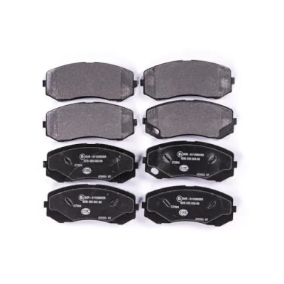 Afbeelding van HELLA 8DB 355 005 581 Remblokkenset Geschikt voor slijtage waarschuwingscontact MITSUBISHI: Canter 7.Generation