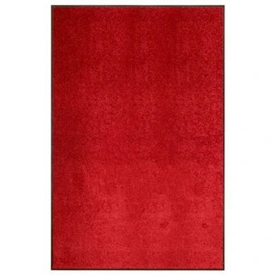 Afbeelding van Deurmat wasbaar 120x180 cm rood