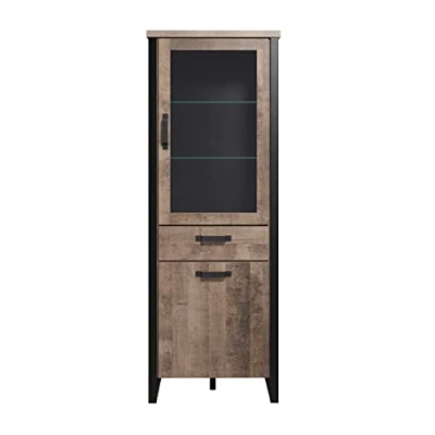 Afbeelding van Trendteam Vitrinekast Bruin 70cm Modern