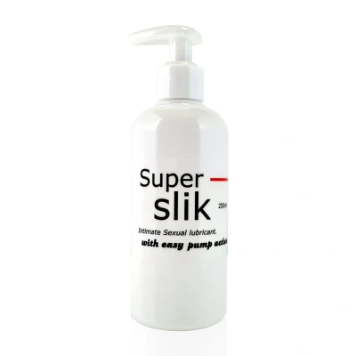 Afbeelding van Super Glad Glijmiddel op Waterbasis 250ml Slik Waterbased Lubricant Transparent