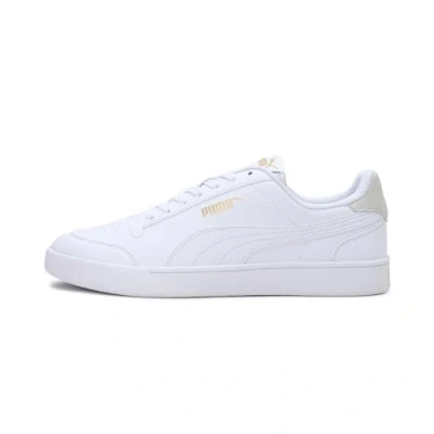 Image de Puma Mixte Shuffle Basket, White Team Gold, 41 EU