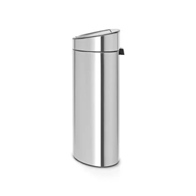 Image de Touch Bin New 40 lMatt Steel Code L Brabantia Argent Métal
