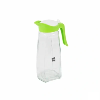 Afbeelding van Pot met Deksel en Doseringdispenser La Mediterránea Optima 1,4 L Glas (6 Stuks)