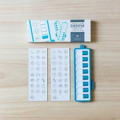 Image de Checkpad blauw