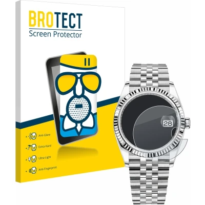 Afbeelding van BROTECT Beschermend glas Beschermende folie Schermbeschermer mat, Smartwatch beschermfolie, Grijs