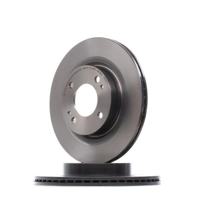 Afbeelding van BREMBO 09.C927.11 Remschijf 251 17 4 interne ventilatie Gecoat MITSUBISHI: Mirage / Space Star Hatchback