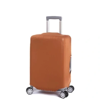 Afbeelding van Zundo beschermhoes voor koffer, elastische reisbagage, stofbescherming trolley van 48,3 tot 81,3 cm, Bruin