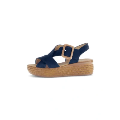 Afbeelding van Gabor Sandalen met riempjes voor dames, Blauw 16, 40.5 EU