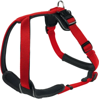 Afbeelding van Hunter Harnas Neopren Nylon Rood&amp;Zwart Hondenharnas 58 72X2.0 cm