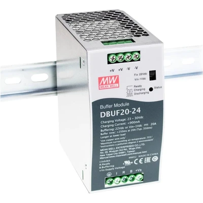 Afbeelding van Mean Well Buffermodule voor railmontage 24 V 20 A Inhoud: 1 stuk(s)