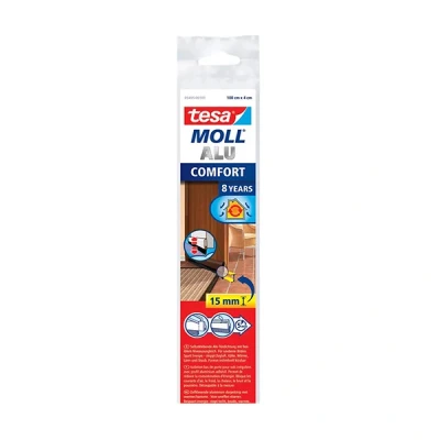 Image de tesa Moll COMFORT Profils joints de porte, marron, 40 m x 1m