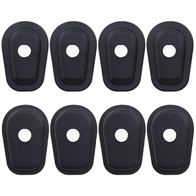 Afbeelding van eMagTech Set van 8 richtingaanwijzers voor motorfiets zwart compatibel met Kawasaki ZX6R ZX7R ZX9R ZX12R