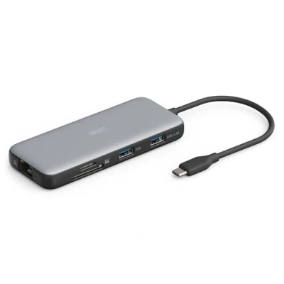 Afbeelding van Digitus DA 70914 USB C dockingstation Incl. laadfunctie, Geïntegreerde kaartlezer, M.2 SSD slot, Power Delivery