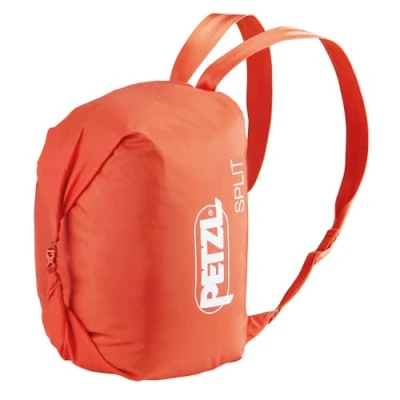 Afbeelding van Petzl Split Touwtas voor 120 meter klimtouw met touwzeil oranje