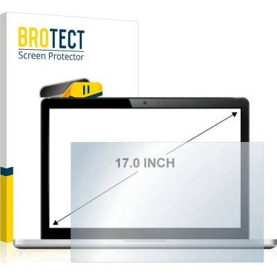 Afbeelding van BROTECT Screenprotector voor Laptops met 17 inch Schermen [368 mm x 229 mm, 16:10] Folie Beschermfolie Beschermglas transparant