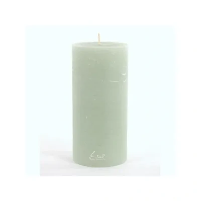 Afbeelding van Luz Your Senses Rustic Cilinderkaars 9x19cm Sea Foam
