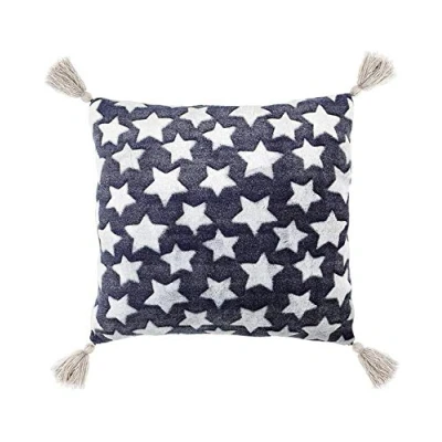 Afbeelding van Kussen Sterren (40 X 40 cm) 119628 Kleur Marineblauw