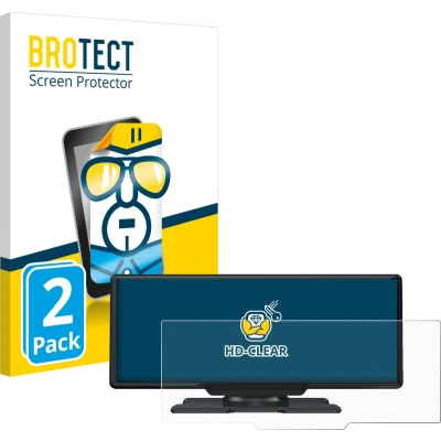 Afbeelding van BROTECT Screenprotector voor Lamto 9.26&quot; wireless carplay Folie Beschermfolie transparant (2 Stuks)