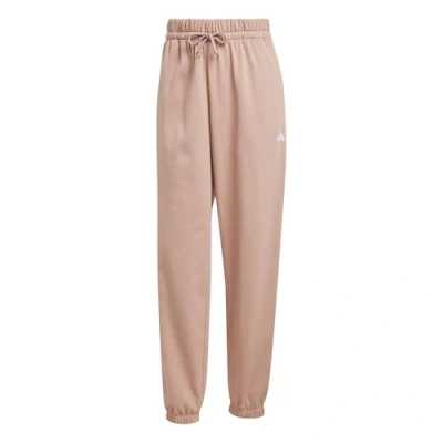 Afbeelding van adidas Sportswear Essentials Small LOGO Cuffed Trainingsbroek, Dames, Maat: XL, Warm clay/white