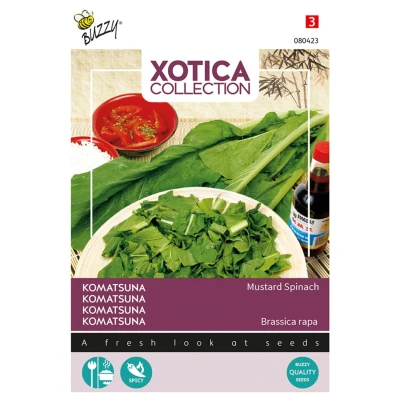 Afbeelding van Buzzy Xotica Komatsuna Mustard Spinach Exotische zaden 3 g
