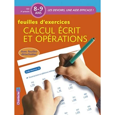 Afbeelding van Les devoirs Feuilles d&#039;ex. Calcul écrit et opérations (8 9 a.)