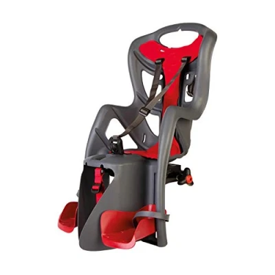 Afbeelding van b bellelli Pepe Fiets achterbank voor kinderen tot 22 kg, van 3 8 jaar bevestiging aan bagagedrager donkergrijs