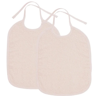 Afbeelding van Meyco Slabber Basic Badstof Soft Pink 2 pack