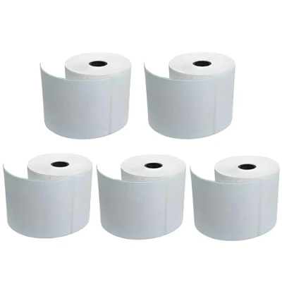 Afbeelding van Zebra GK420D, GX420D, GK420T, directe thermische labels, 100 x 150 mm, wit, 5 rollen