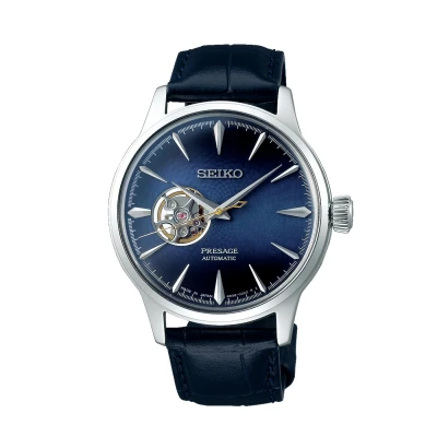 Afbeelding van Seiko heren Presage Automatic horloge SSA405J1 in de kleur Blauw