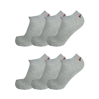Afbeelding van Fila Invisible 3 PACK Sokken, Heren, Maat: 39 42, Grey